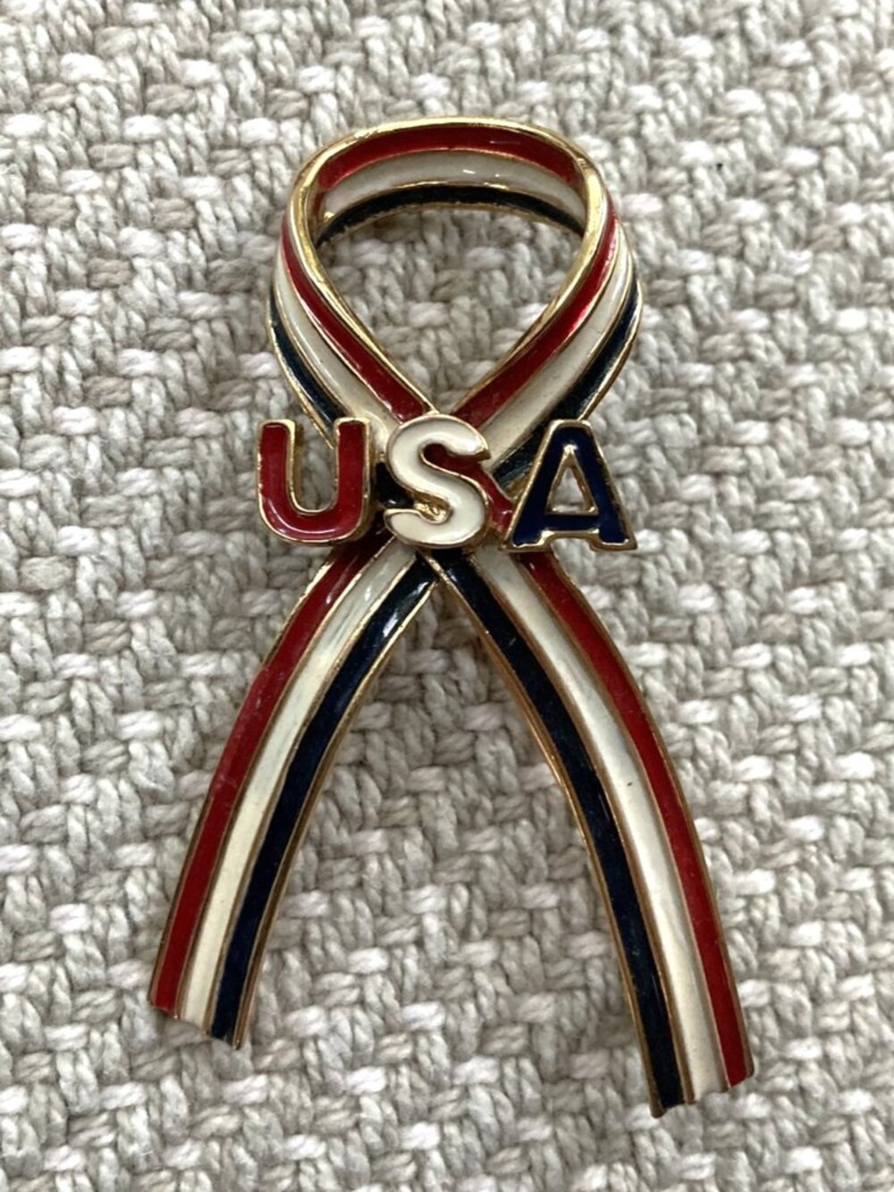 Premier Designs, Patriotic Brooch, Ribbon, 250th Anniversary USA's Independence